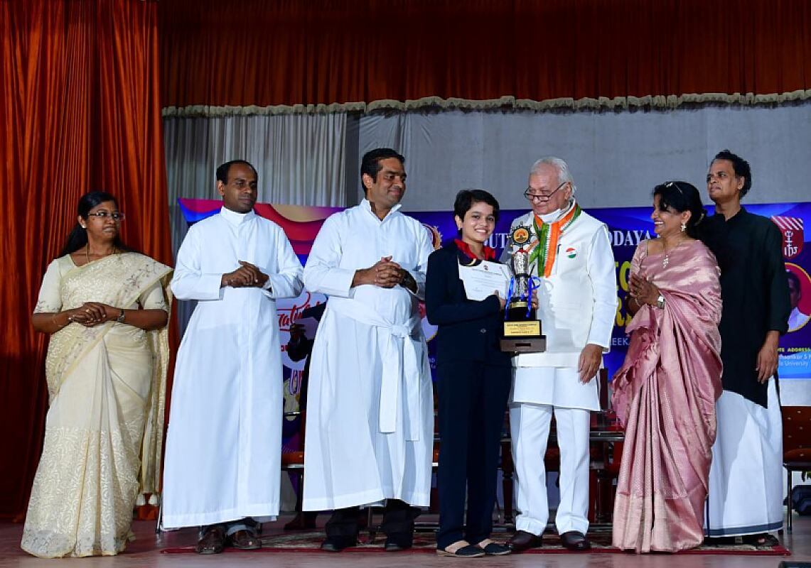 Felicitation at Loyola School