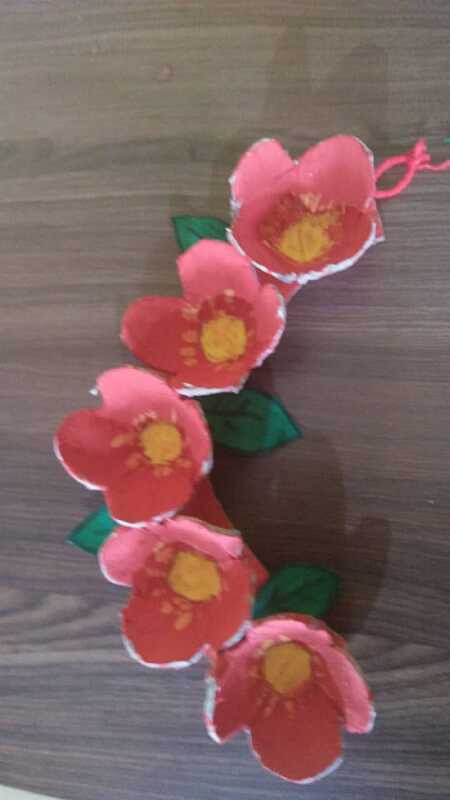 Art and craft work done by students during lockdown
