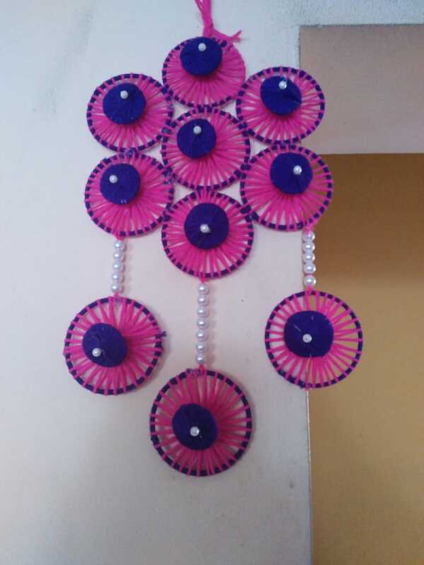 Art and craft work done by students during lockdown