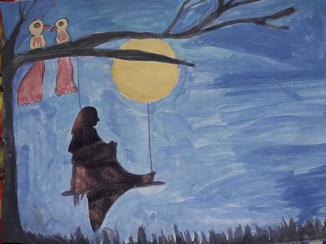 Art and craft work done by students during lockdown
