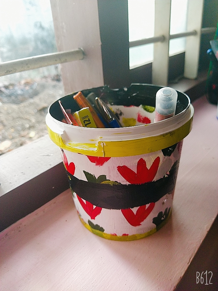 Art and craft work done by students during lockdown